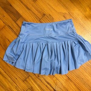 Old Navy Women's Blue Pleated Skater Skirt